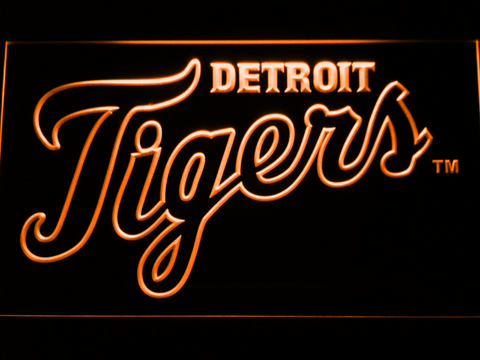 Detroit Tigers 3 LED Neon Sign